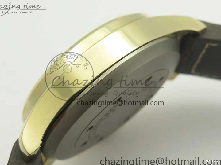 MIROTIME 0311 Big Pilot IW501005 Real Bronze ZF 1:1 Best Edition Black Dial on Brown Leather Strap A Sleek 7192